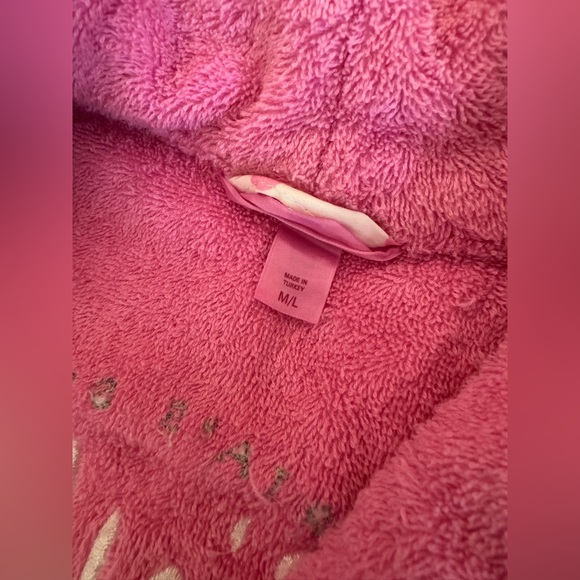 Pink Victoria’s Secret Robe Y2K M/L RARE - Picture 6 of 6